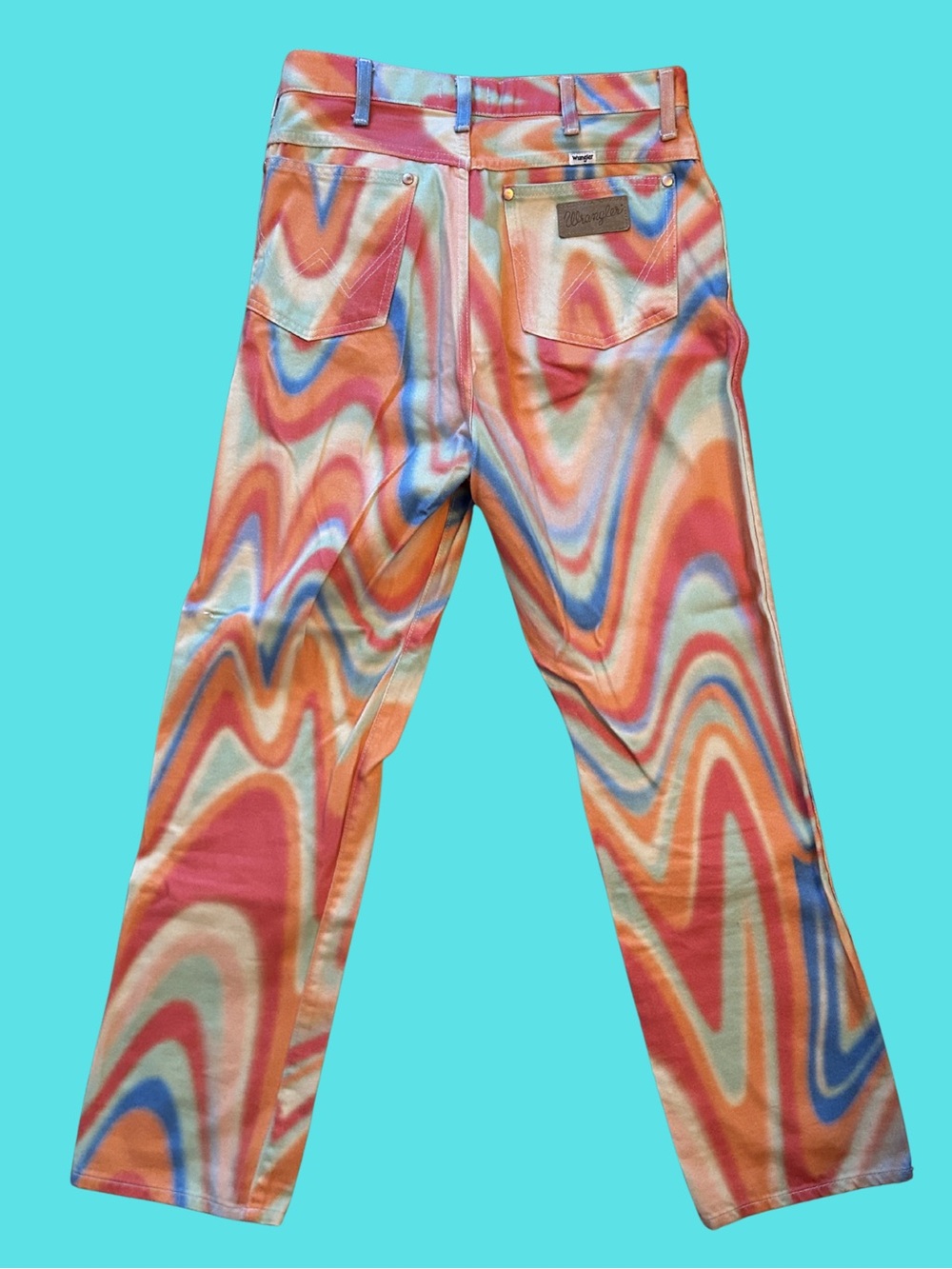 Wrangler Multicolor Tie-Dye High-Rise Jeans - Picture 2 of 3